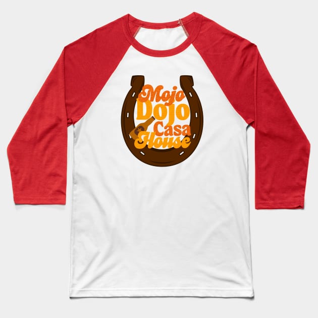 Ken’s Mojo Dojo Casa House with Flair Baseball T-Shirt by Midnight Pixels